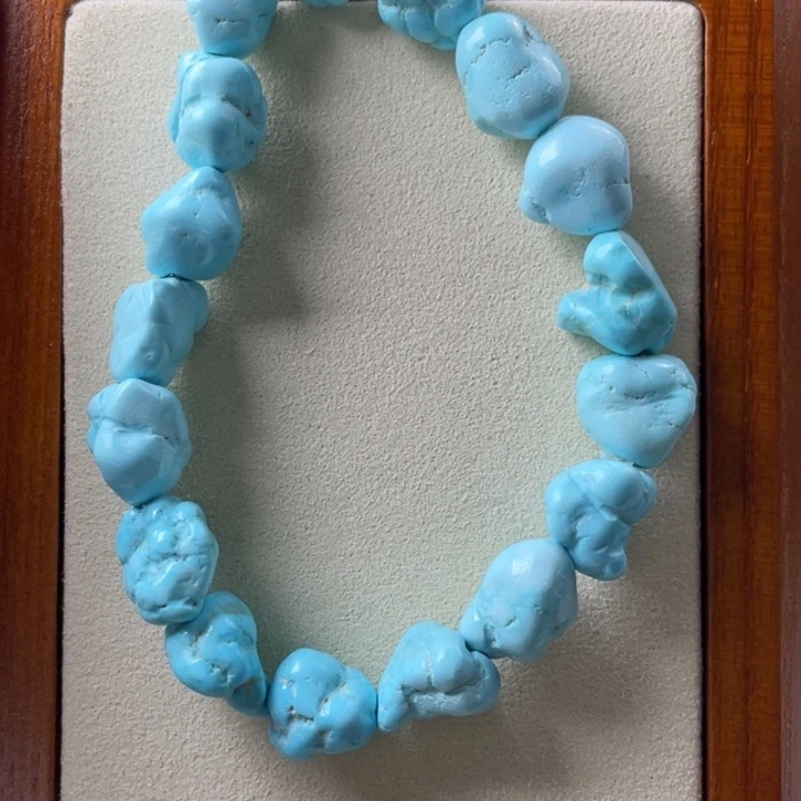 绿松石未镶嵌手串