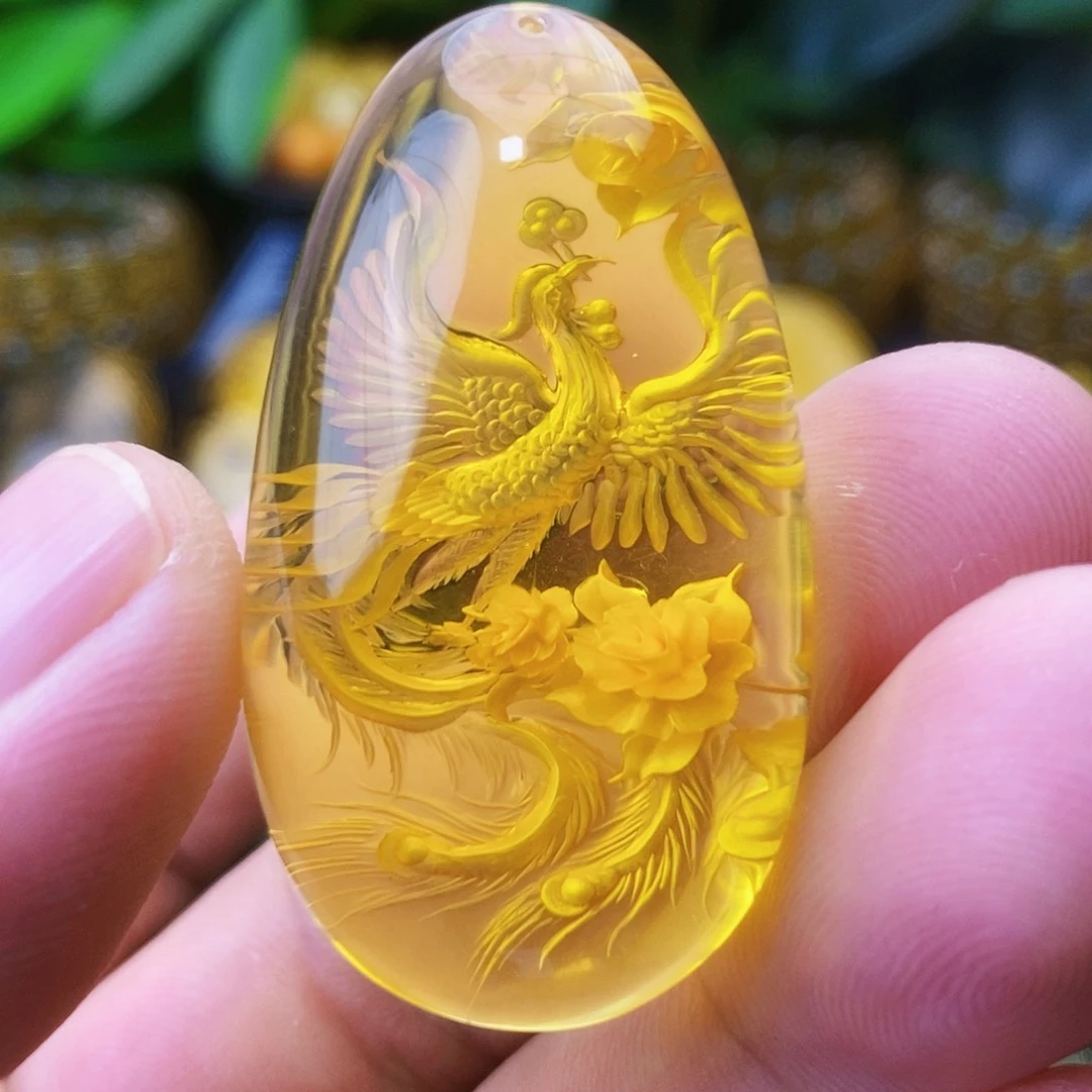 【闪购商品】金珀吊坠(不含链)未镶嵌