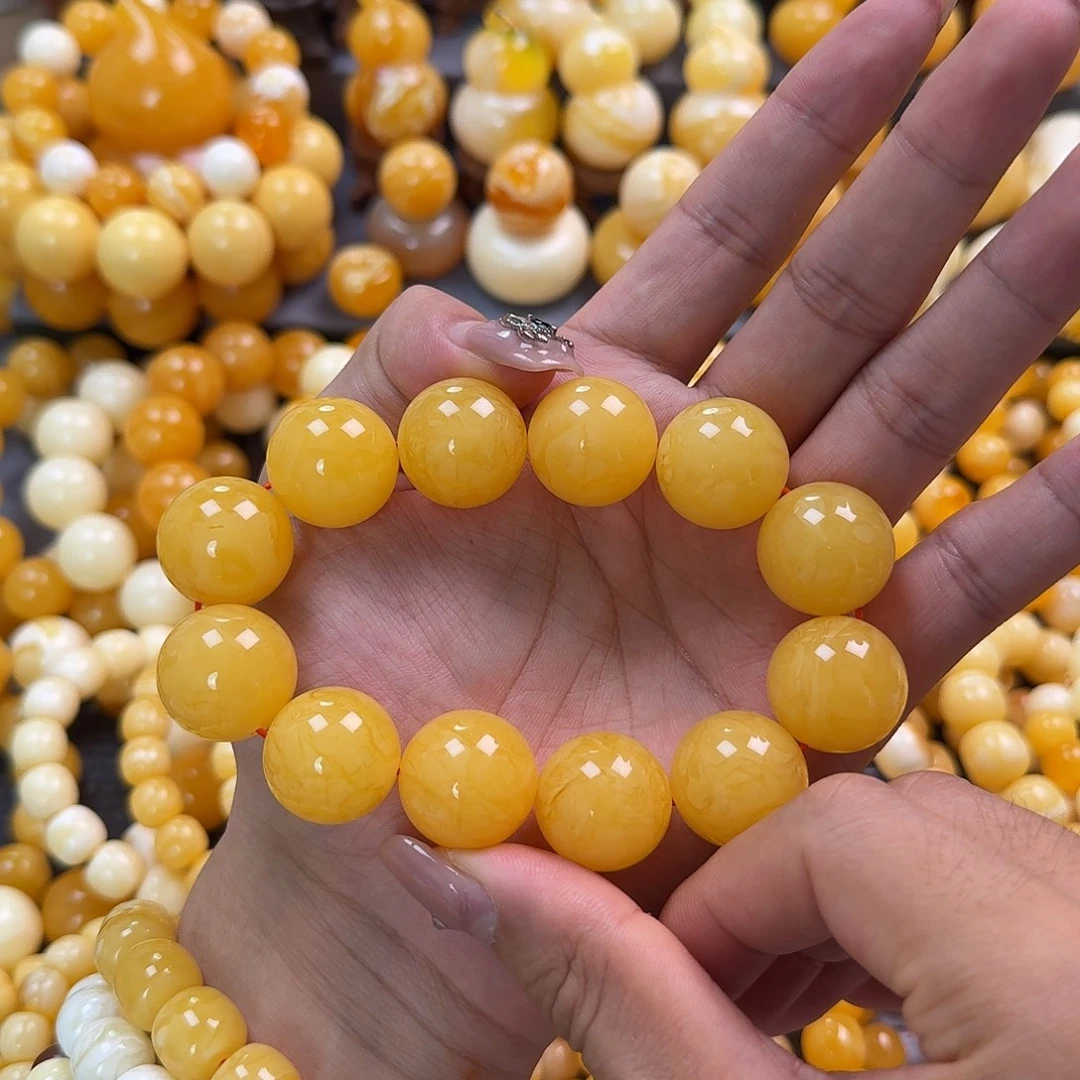 蜜蜡未镶嵌珠宝奇石同料20mm