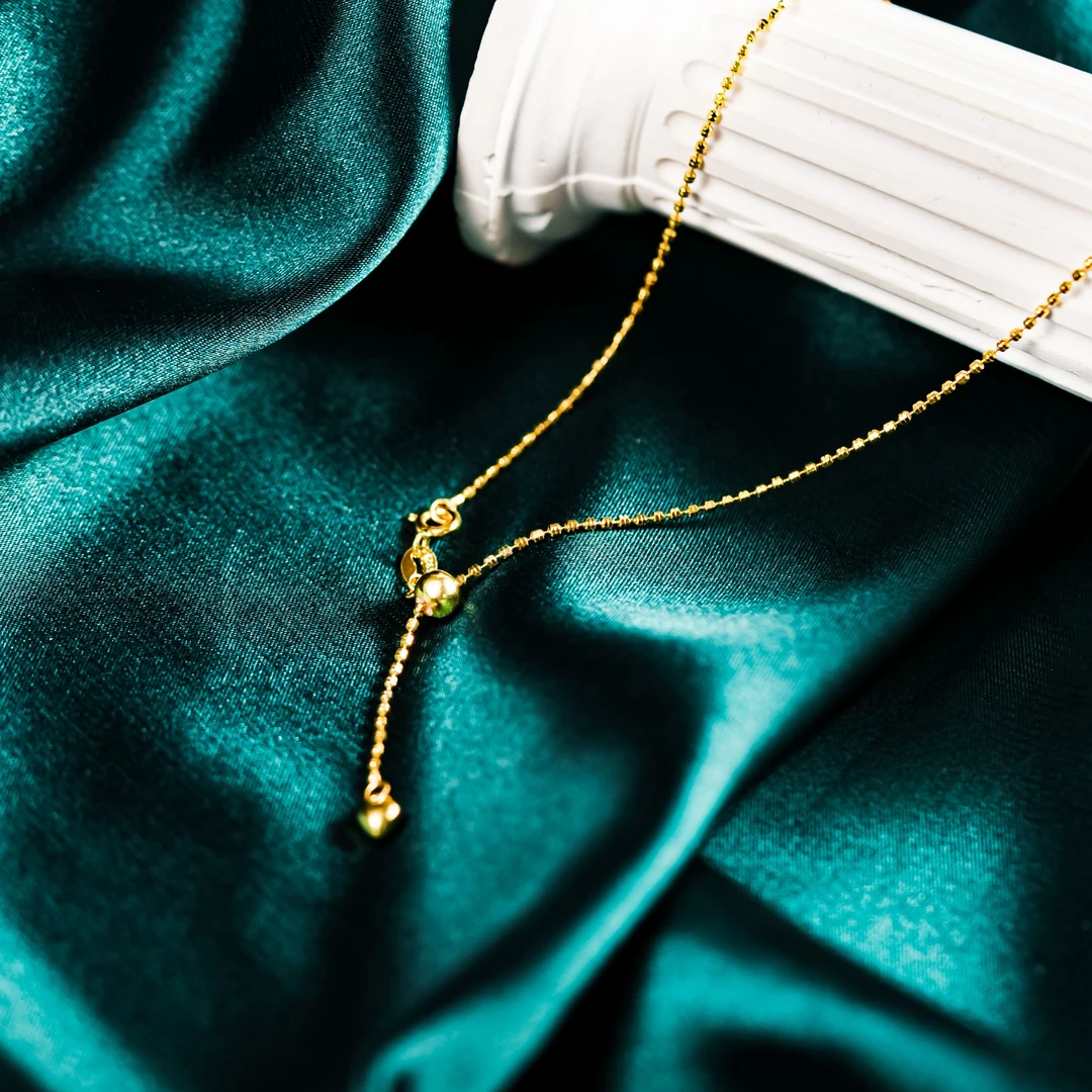 【公子优选】金色s925方块状银链长55cm（多样性发其一）18894