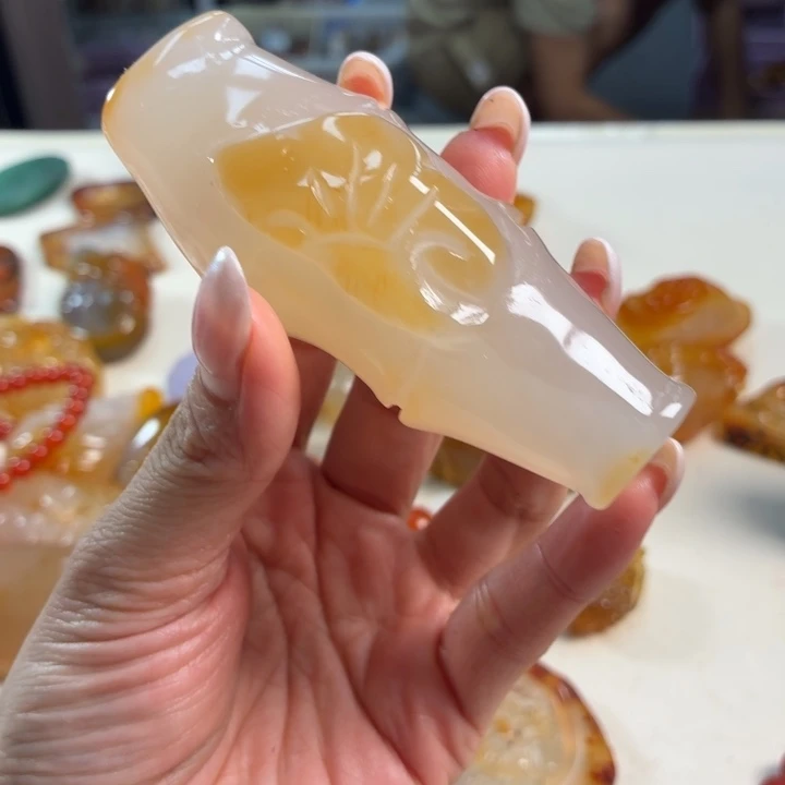 玛瑙/玉髓未镶嵌吊坠(不含链)