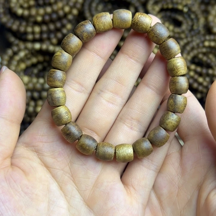 沉香碎屑沉香种植奇楠卡09鼓珠