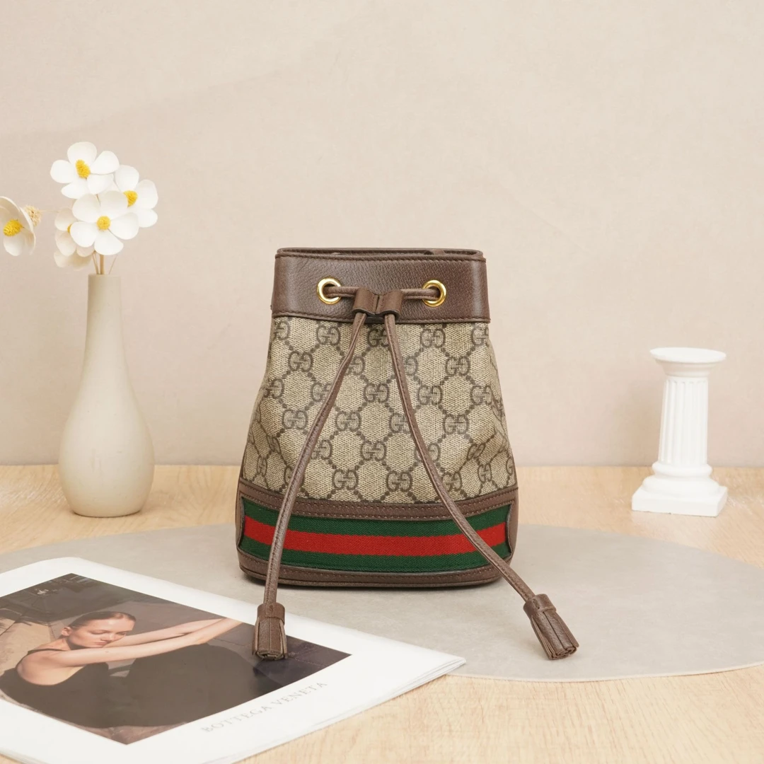 95新 GUCCI/古驰 古驰ophidia水桶包DS028036