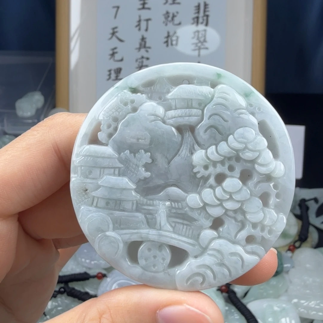 翡翠未镶嵌颈饰翡翠