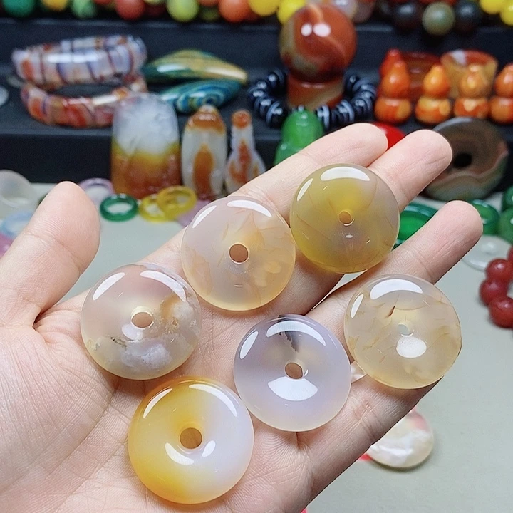 未镶嵌手链玛瑙/玉髓幽*