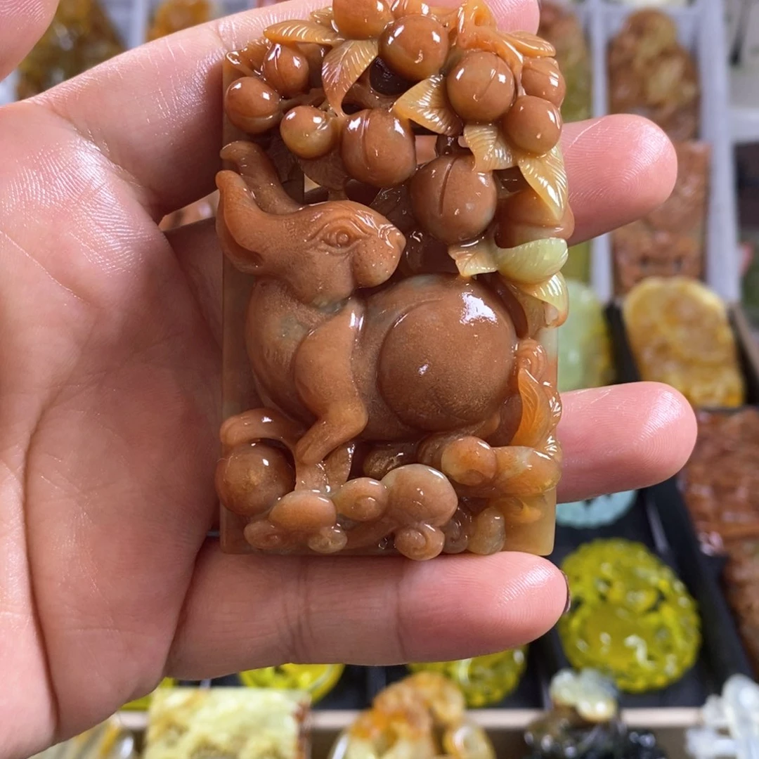 合金蛇纹石玉颈饰L**y