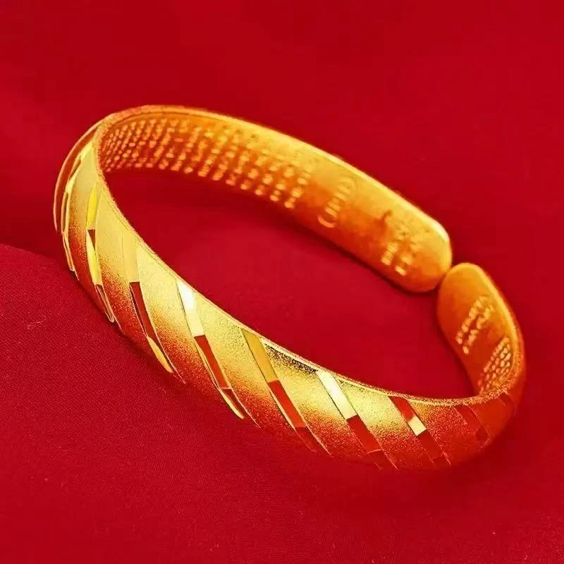 合金手镯 青措严选-时尚金色原创设计女款经典传承