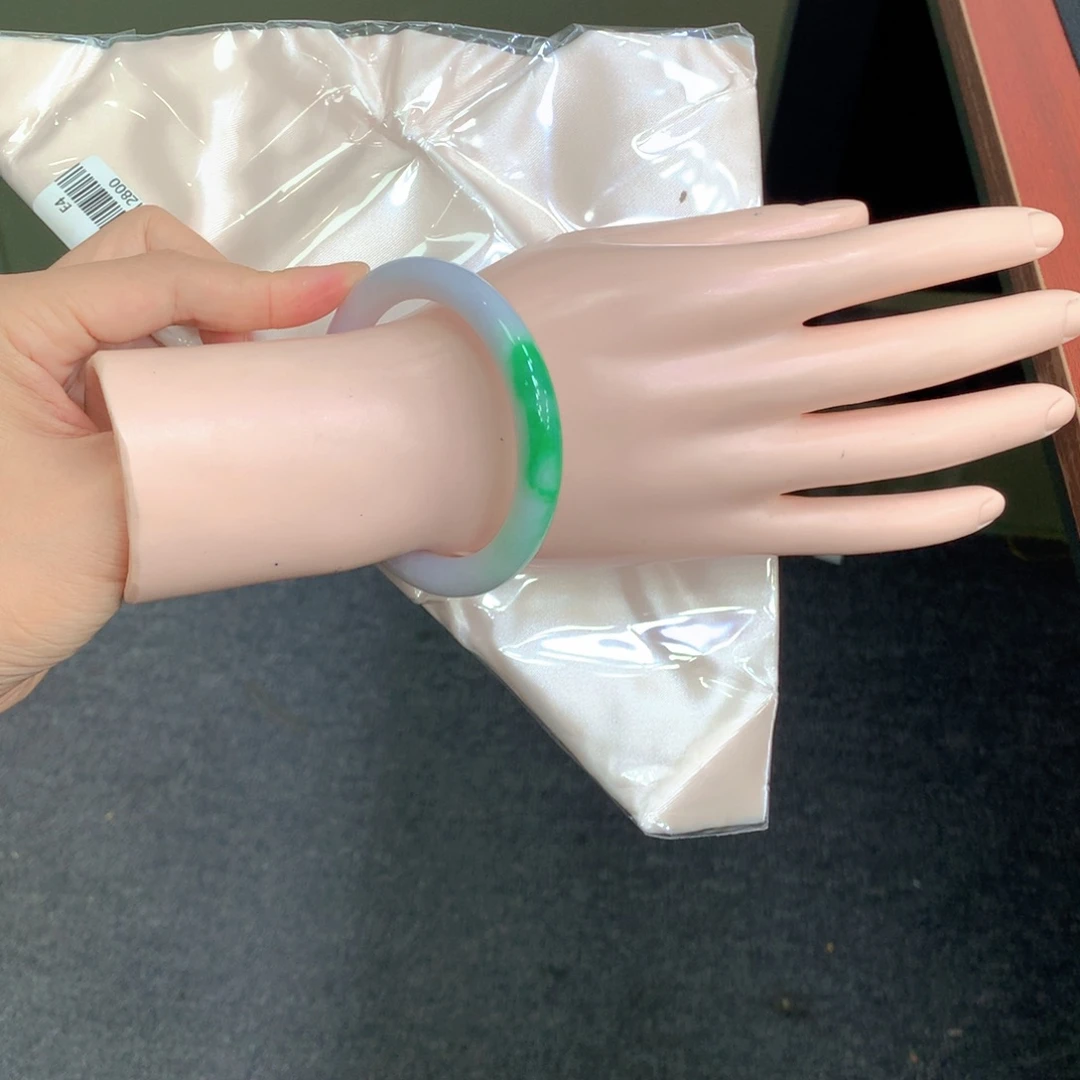 翡翠未镶嵌手镯35