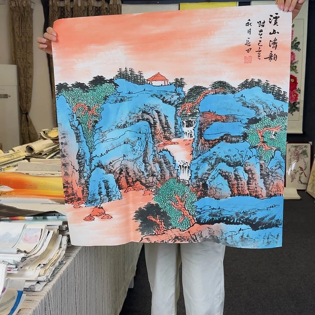 纯手绘的好作品品