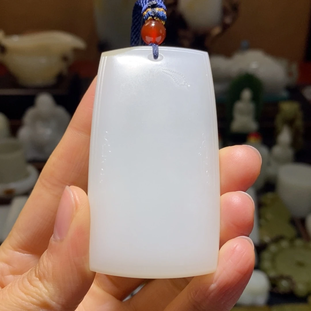 和田玉挂件未镶嵌I****.