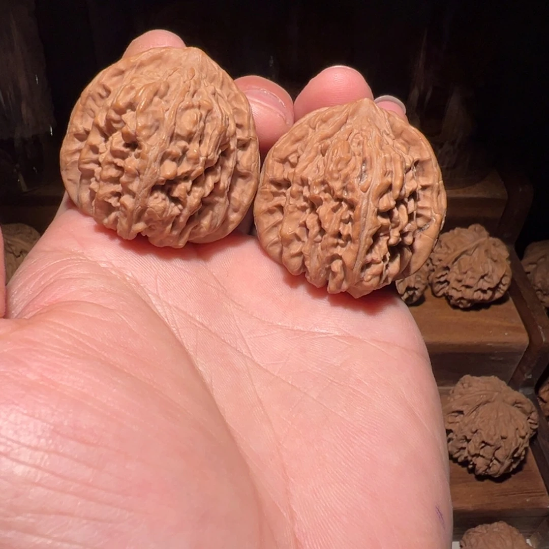 把件文玩核桃40尺三角四座楼