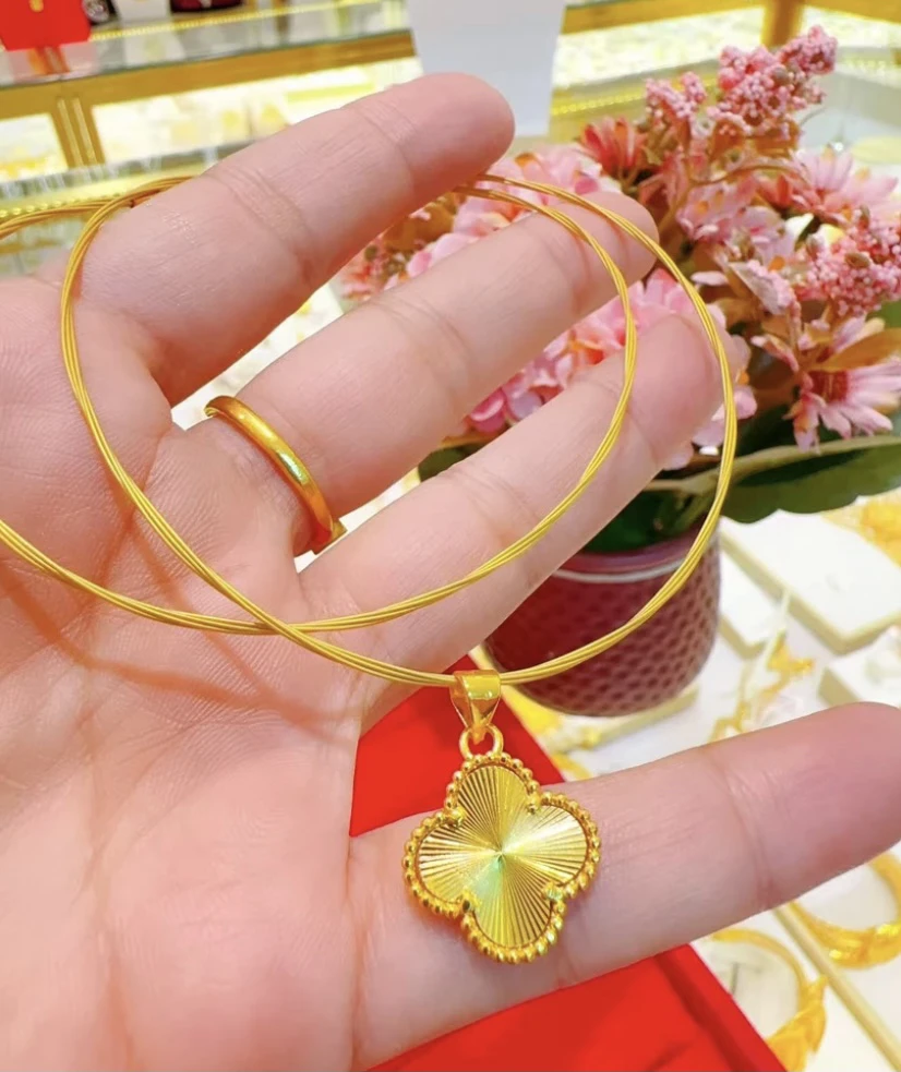 合金吊坠 SHR 0.07g 四叶草吊坠