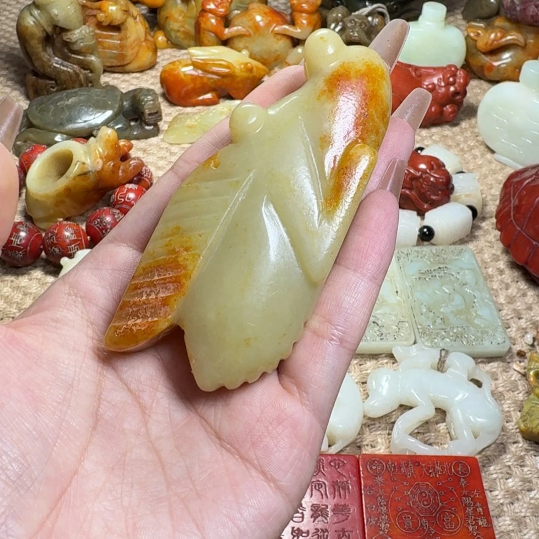 白玉菩提吊坠挂件