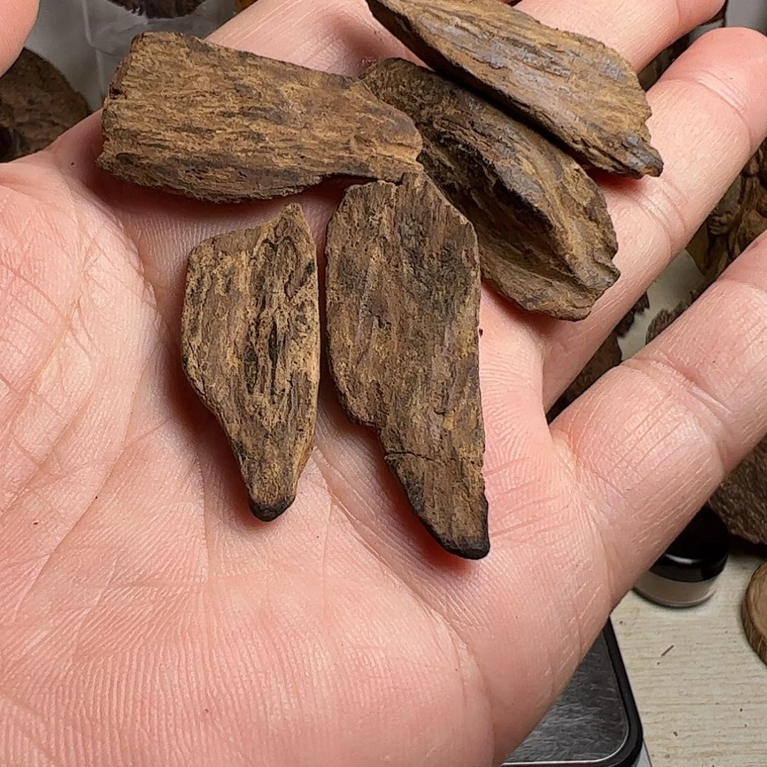 沉香碎屑沉香印尼沉香红土6克