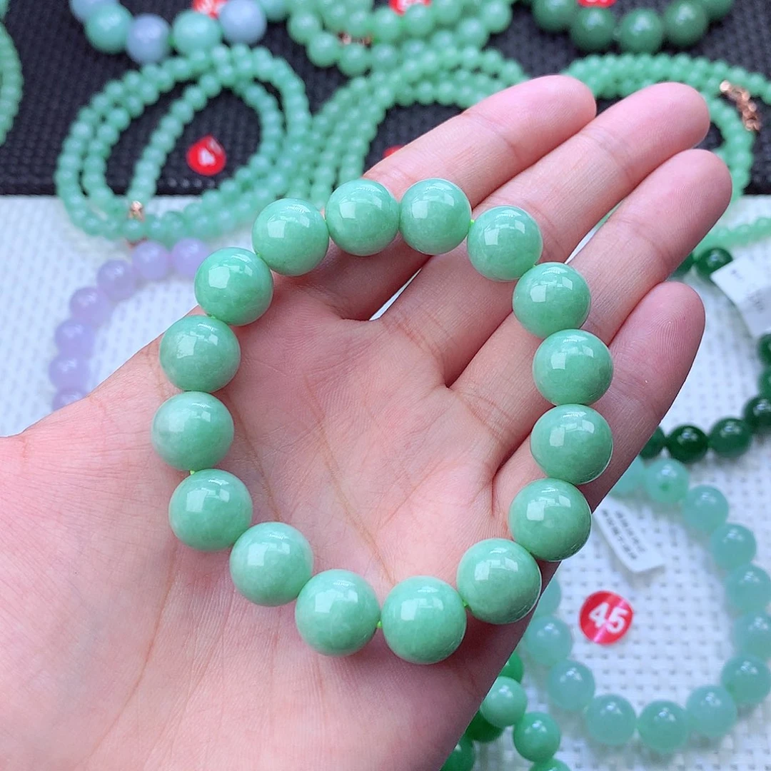 翡翠未镶嵌毛衣链