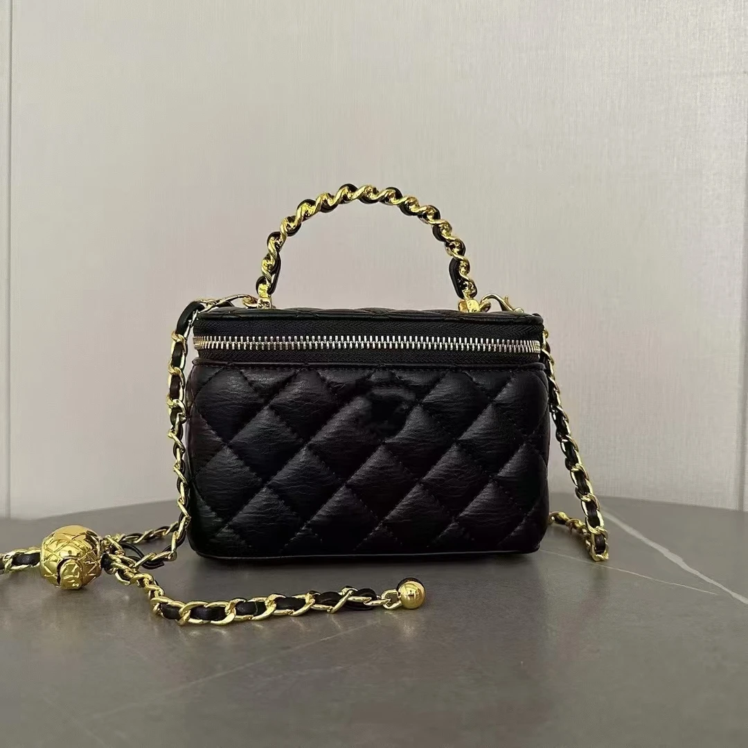 【锦衣服饰】8965金球链条小格盒子包