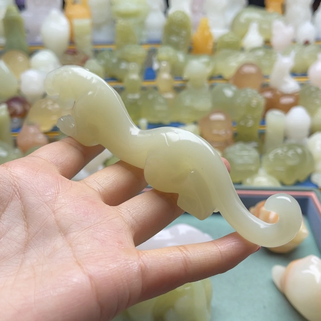 老***去天然雕刻桌面小摆件
