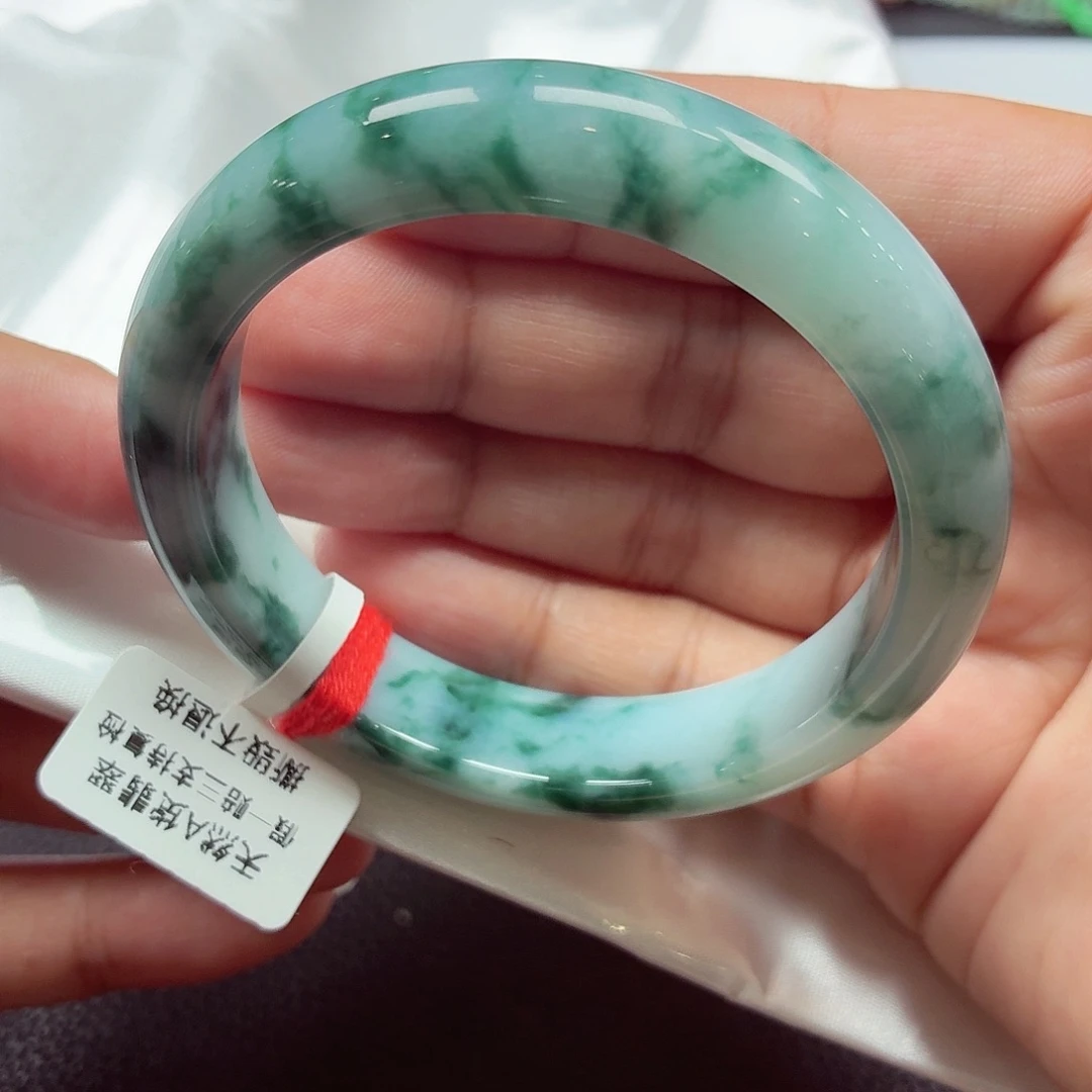 翡翠未镶嵌手镯天然缅甸A货翡翠