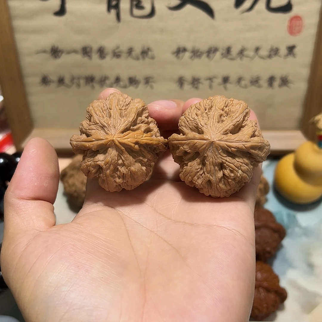 10号文玩核桃46尺大粗筋