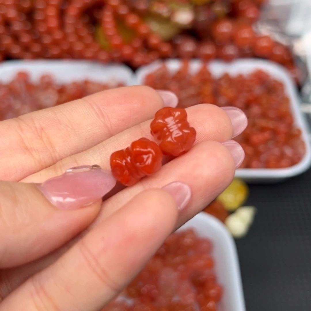 南红玛瑙未镶嵌吊坠(不含链)