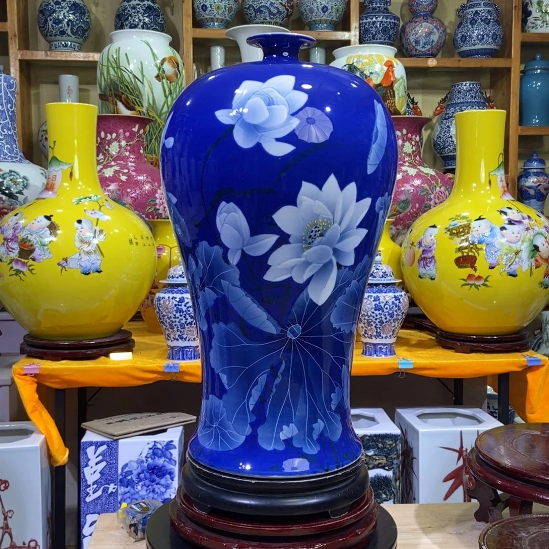 瓶景德镇陶瓷花瓶摆件