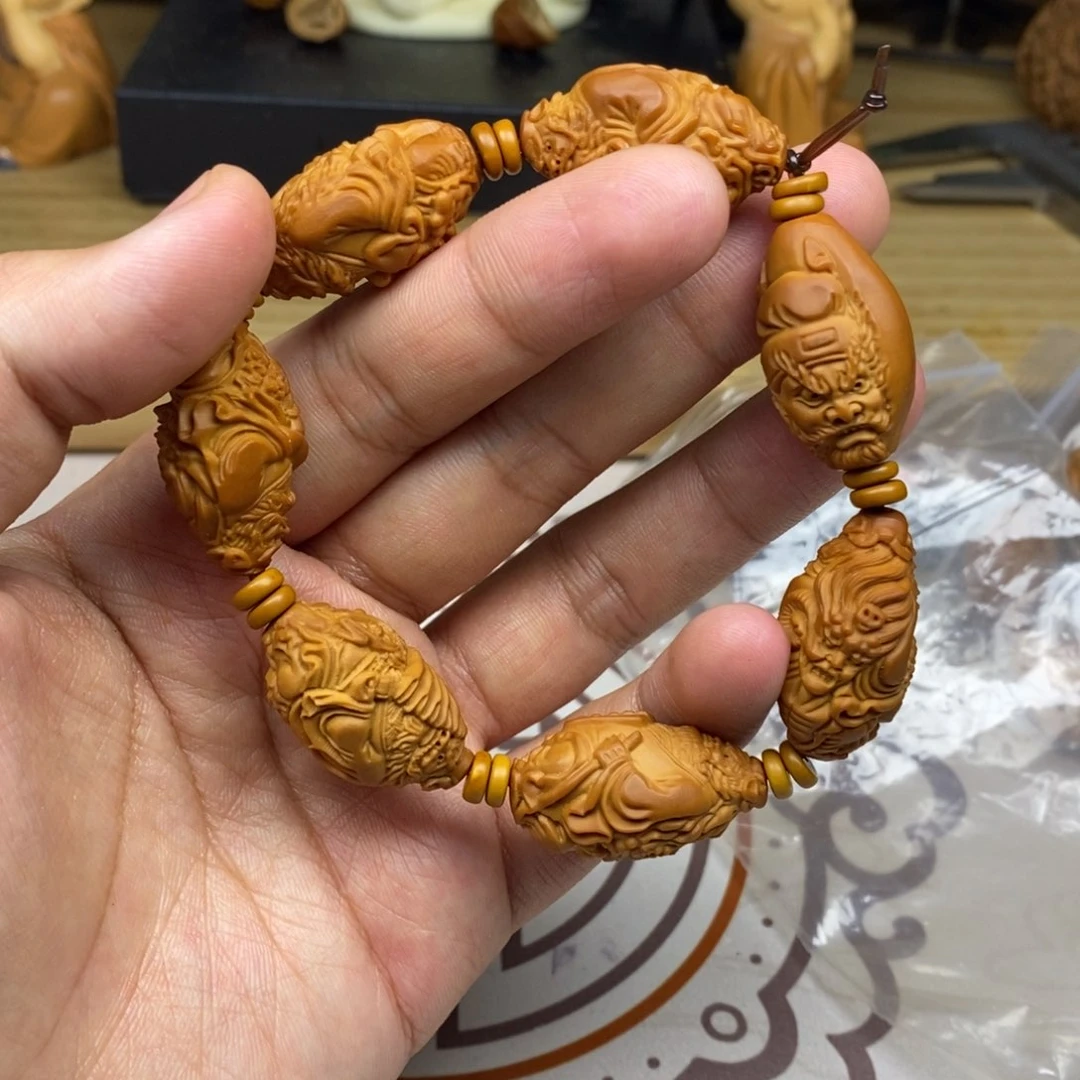 橄榄核手串/手链橄榄核雕刻工艺宇