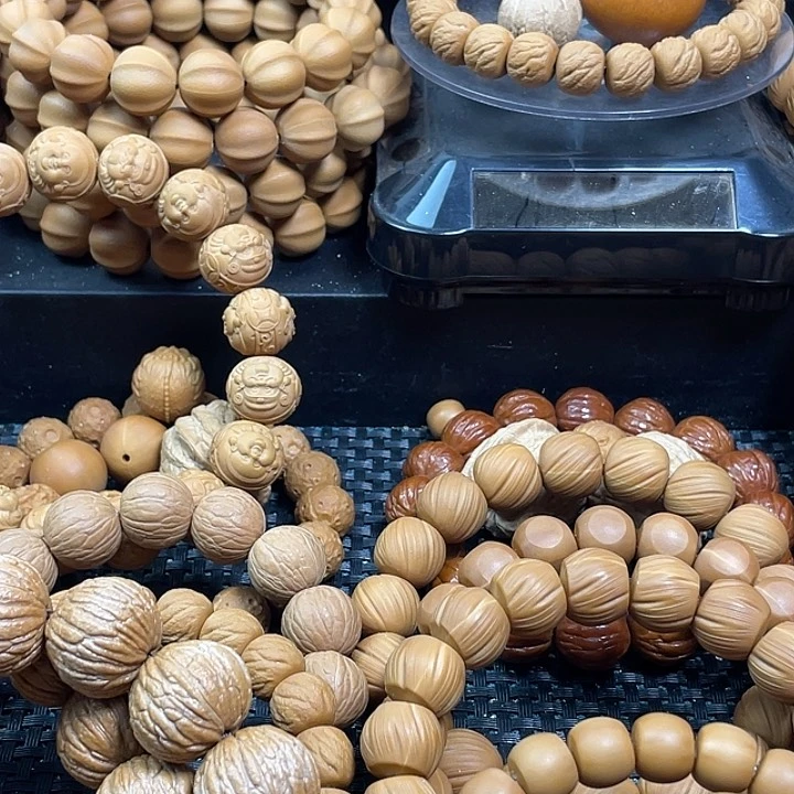 猴头核桃手串橙**月猴头核桃