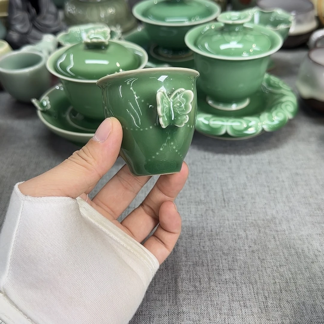张莹颖老师【蝶儿飞】手工杯