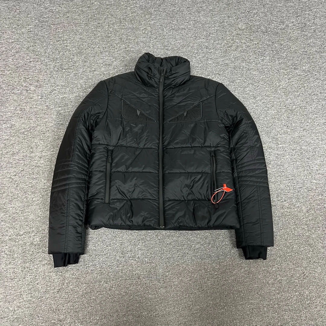 99新 FENDI/芬迪 Fendi 芬迪 小恶魔 机车 羽绒服 46码 99新