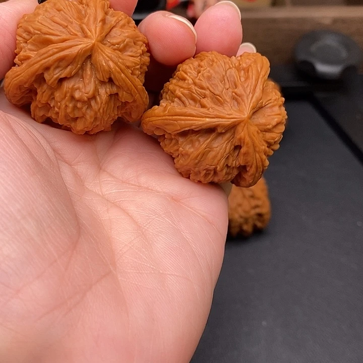 风***律把件文玩核桃白奔