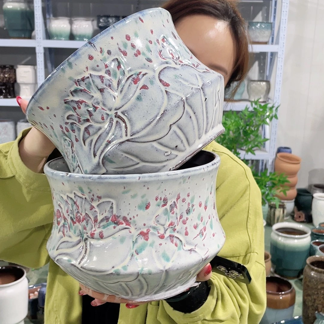 红陶作品高15/20两个