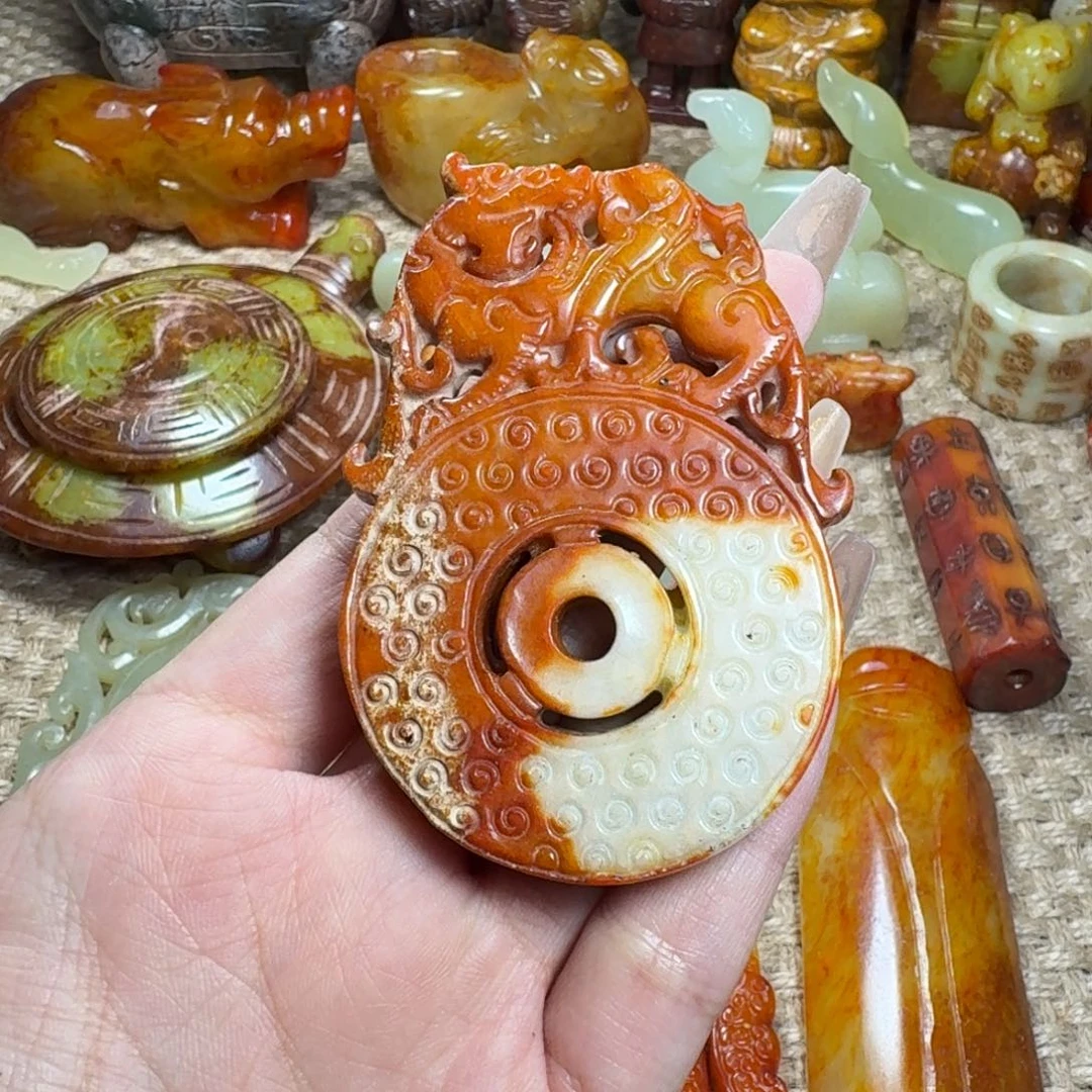 白玉菩提吊坠挂件