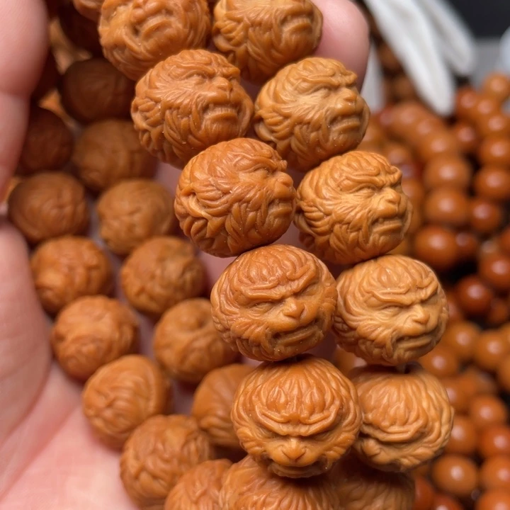 猴头核桃手串钢***?黑神