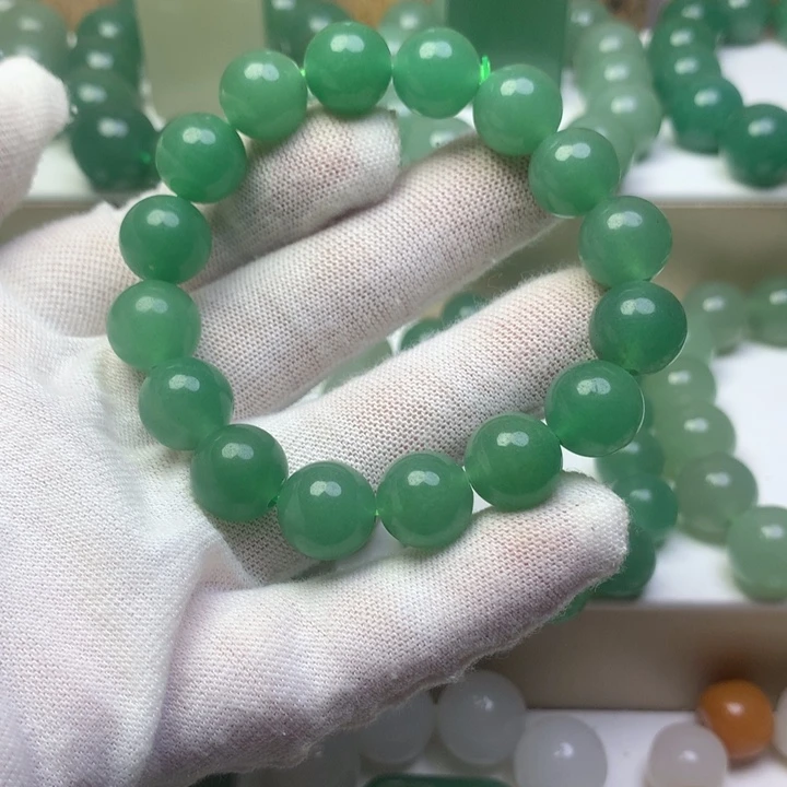 兔***y东陵石未镶嵌手链东陵玉珠子手链圆