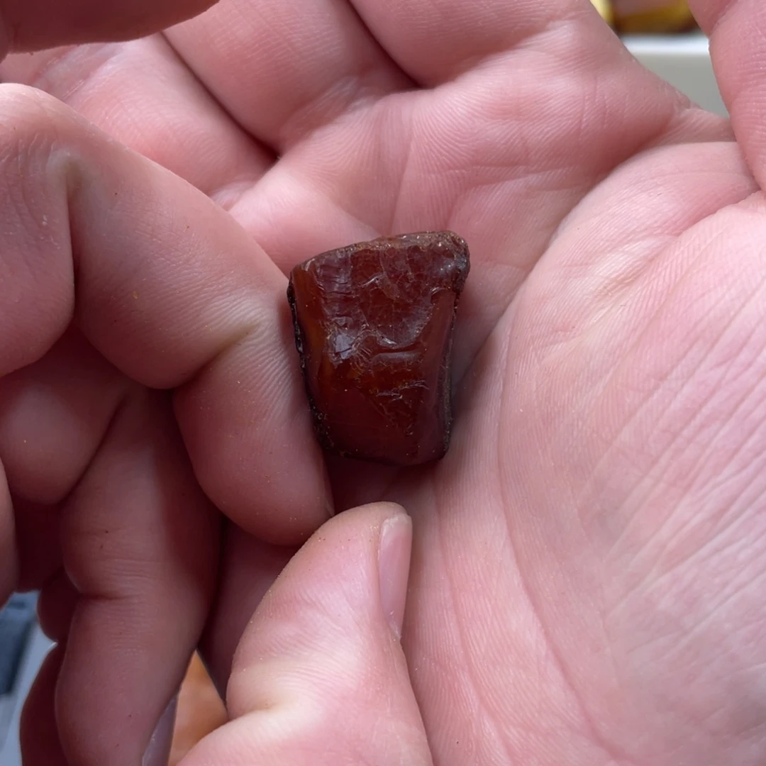 琥珀未镶嵌珠宝奇石蜜蜡订制三通桶珠