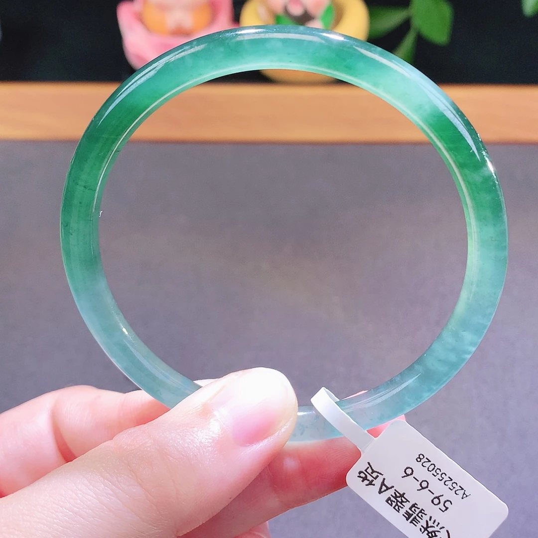 翡翠未镶嵌手镯天然翡翠