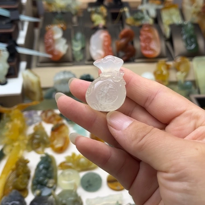 蛇纹石玉合金发簪