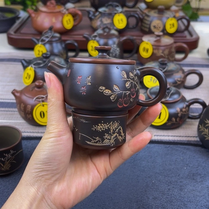 摆件斗***兄坭兴陶原矿坭料制作
