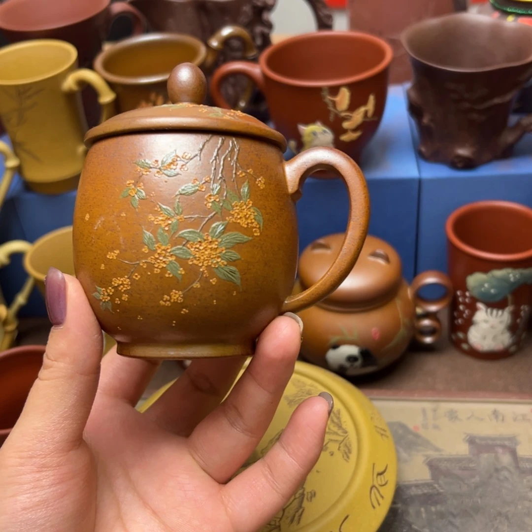 紫砂茶杯紫砂主人杯