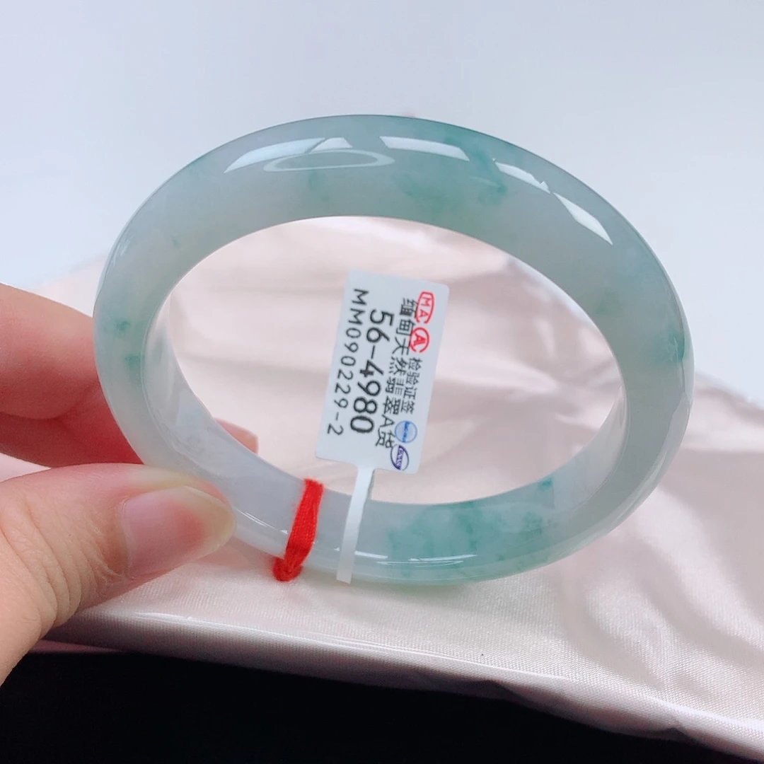 未镶嵌手镯翡翠56正圈