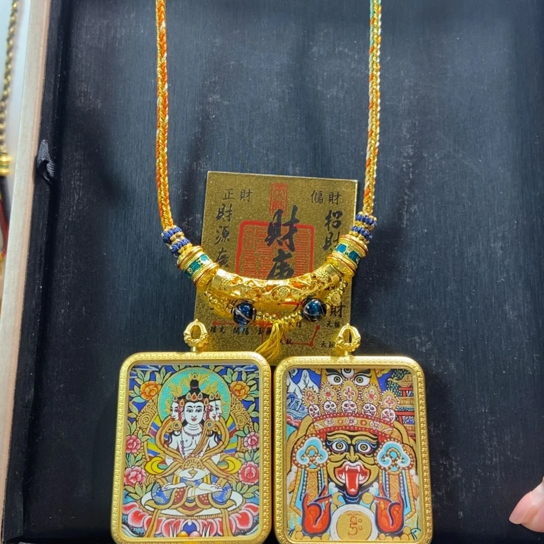 c***冻吊坠美丽的唐卡结缘