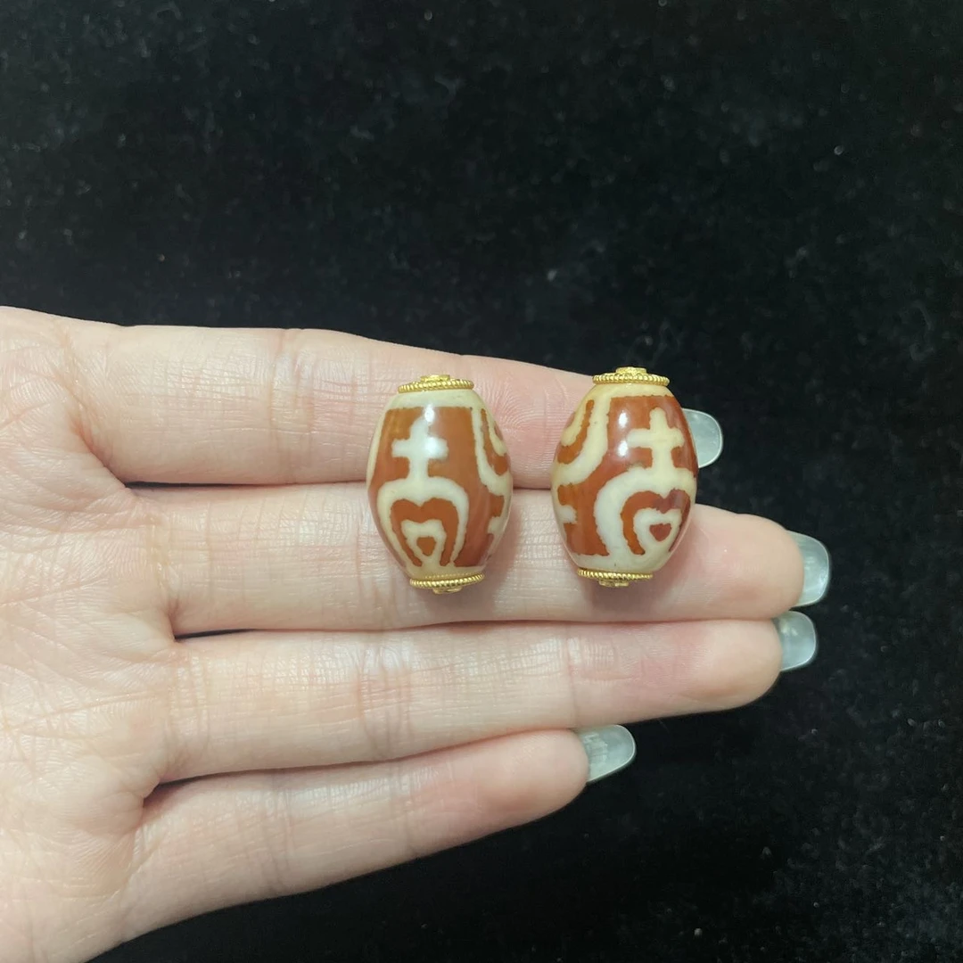 【曹美丽精选】 H22829-玛瑙单珠（宝瓶）-多样性发其一-21*15mm-微瑕