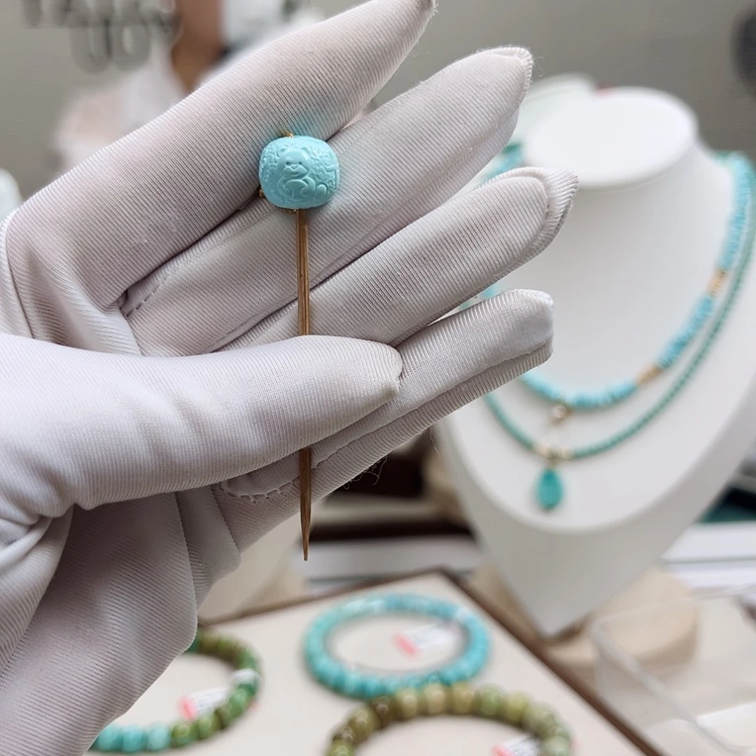 绿松石未镶嵌09老型单珠卡11+