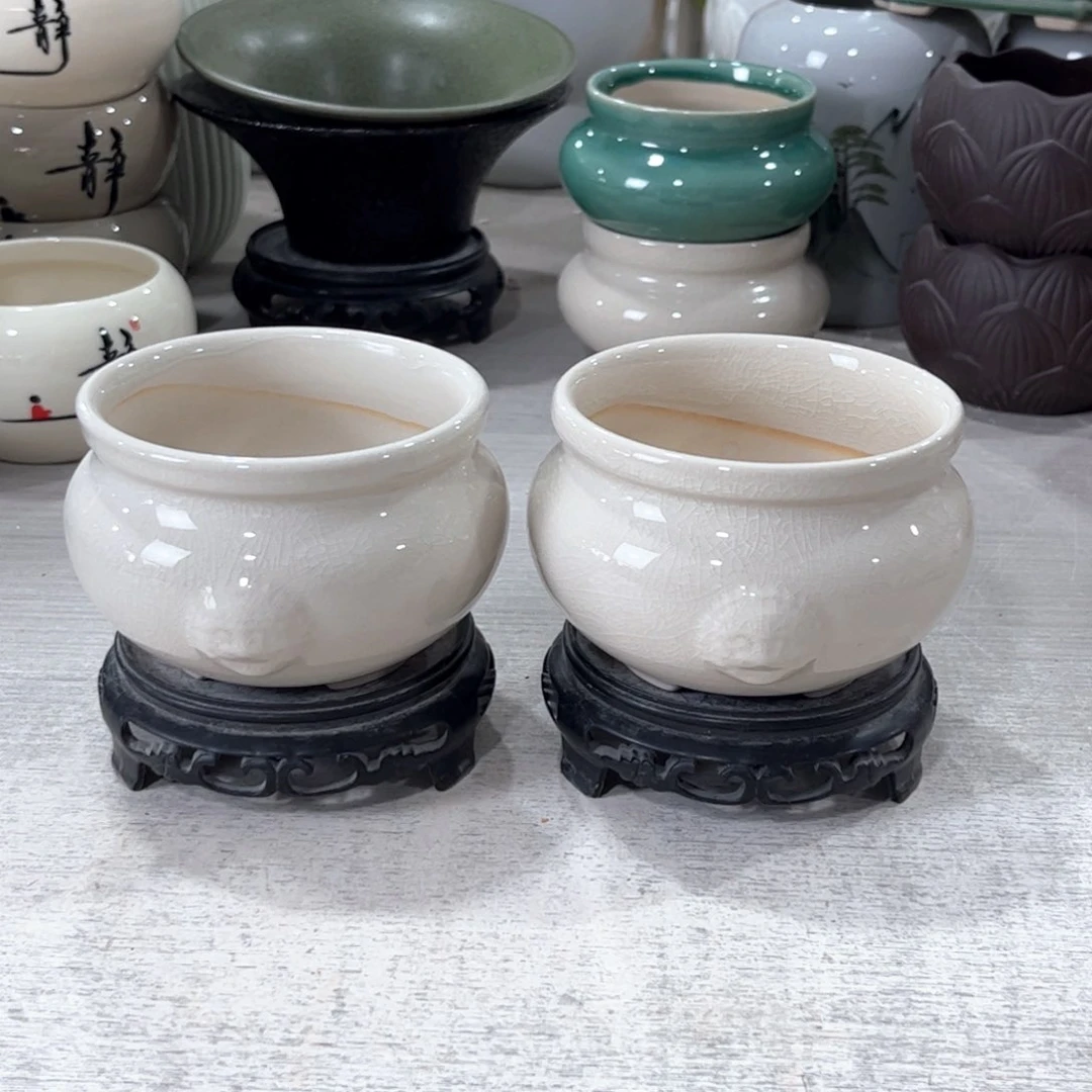 口径   9/7陶瓷绿植多肉微瑕花盆