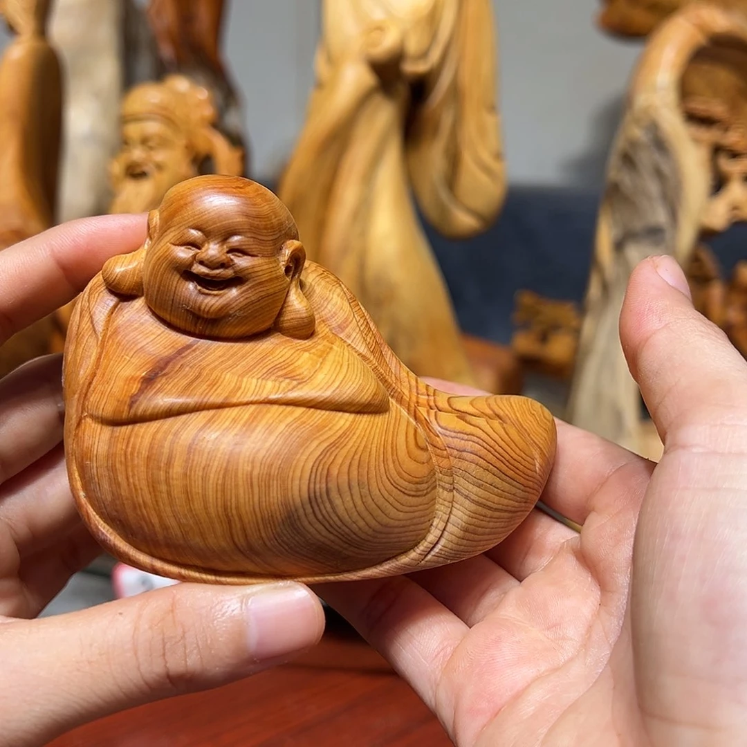 柏木崖柏木手把件摆件