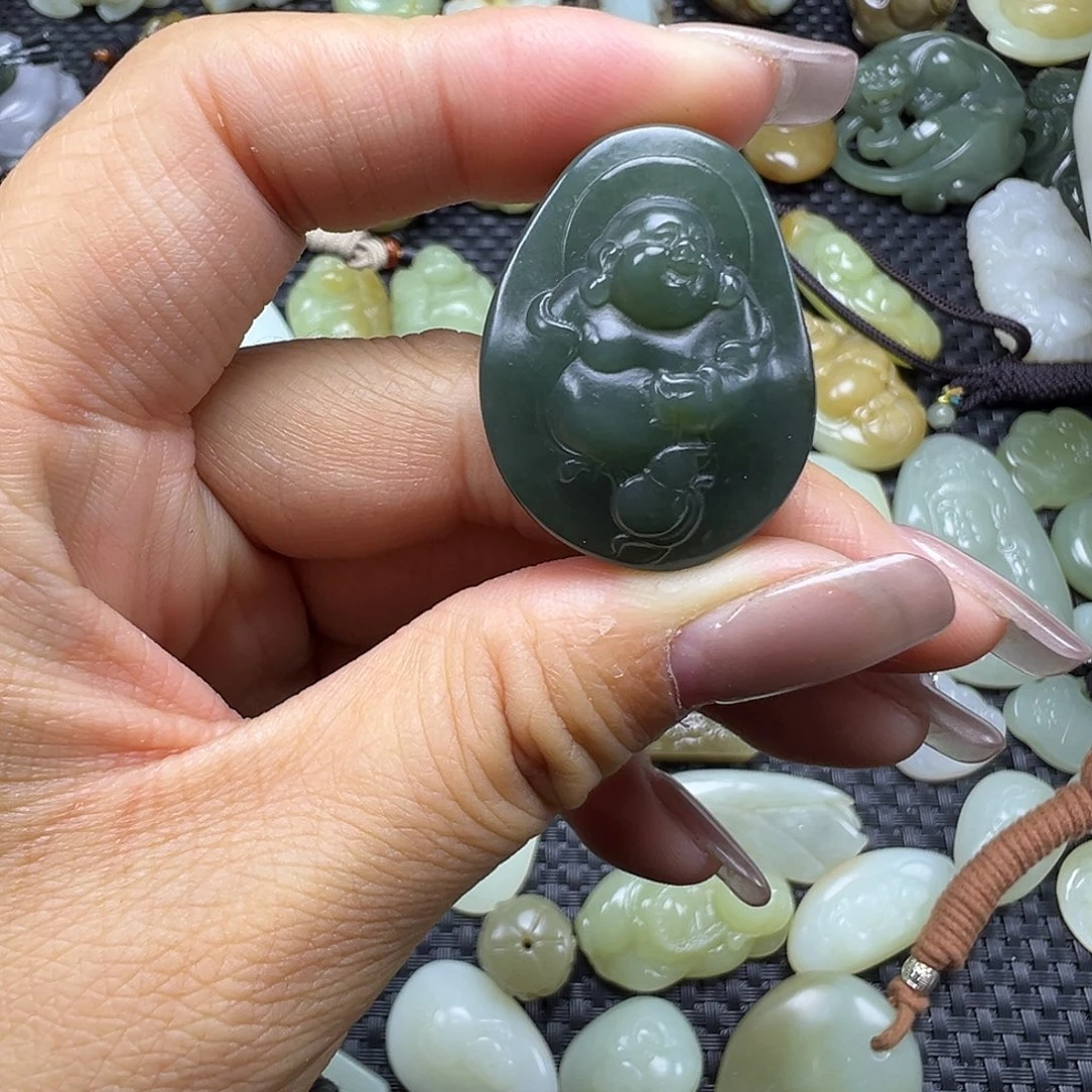 和田玉未镶嵌吊坠(不含链)福利漏，不退不换