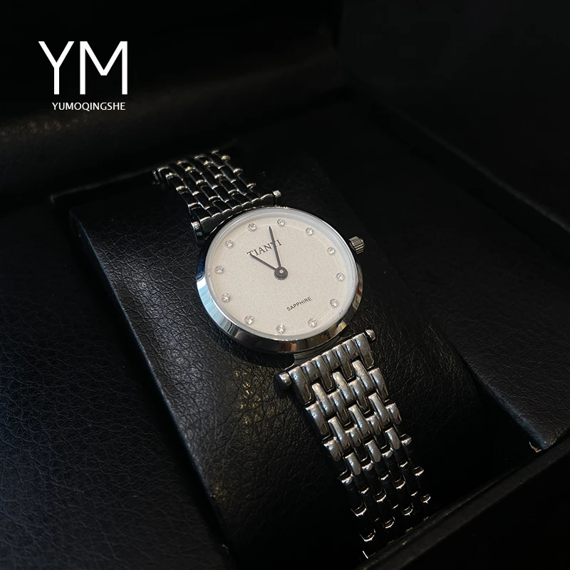 11号超薄手表女防水钢带轻奢时尚简约女生气质礼物百搭女表腕表