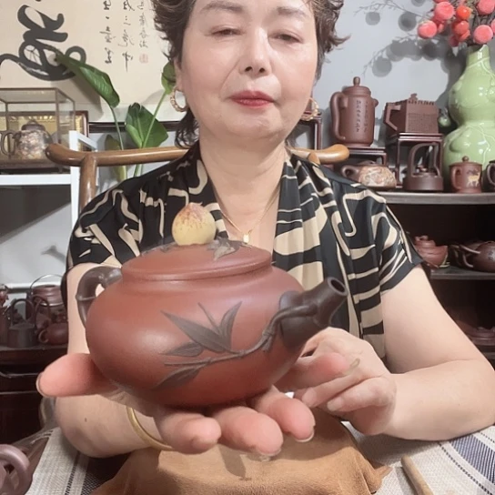 Z***清水泥茶壶原矿紫砂壶