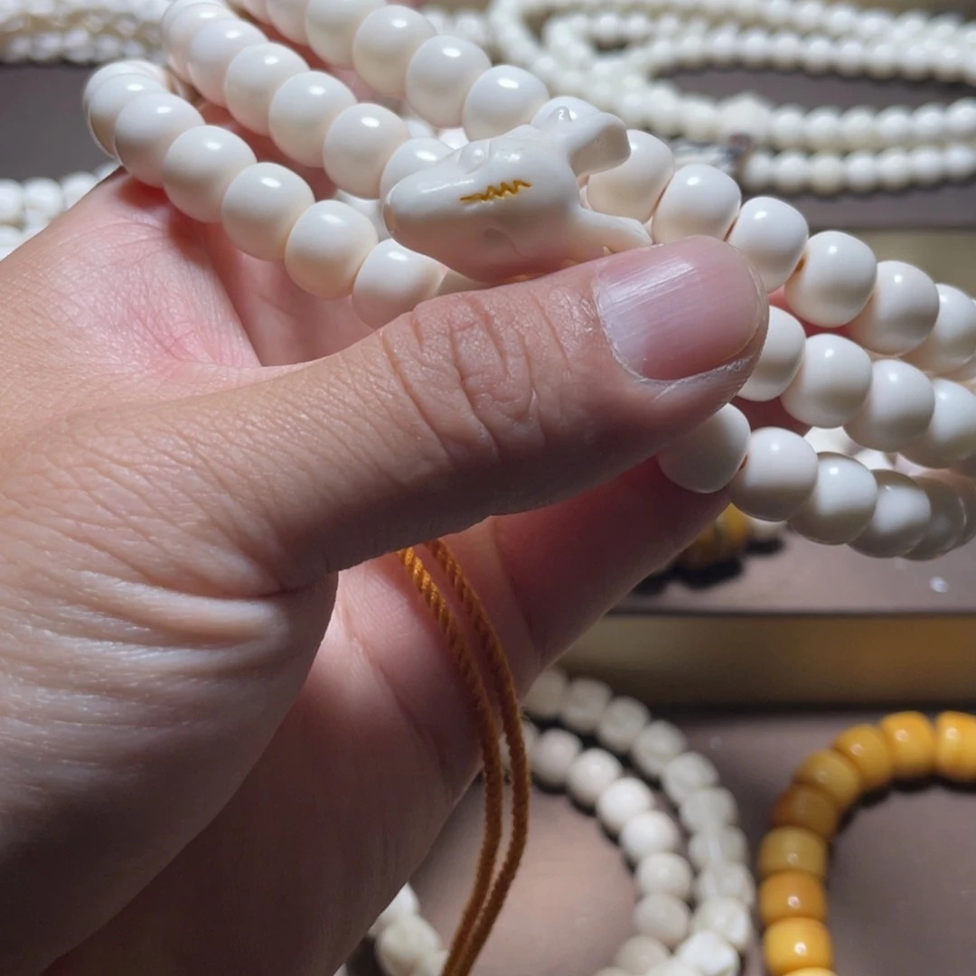 刘***叔鹿骨手串/手链鹿角10老型108小鹿