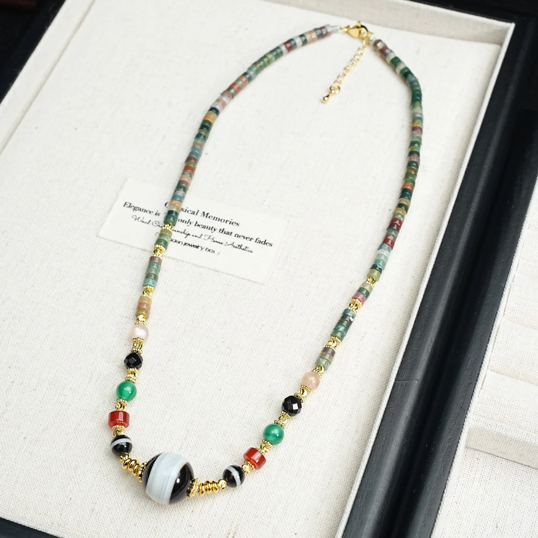 【观澜珠宝】玛瑙项链 复古民族风藏式吊坠 多样发其一 2343